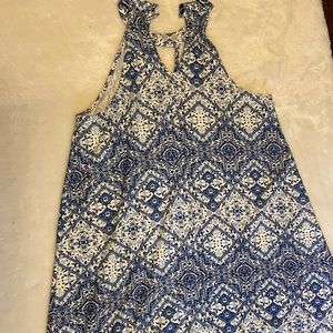 Pink Rose Sun Dress Size Large.